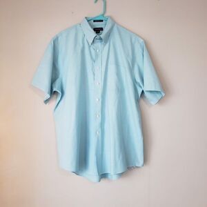 Lands' End Short Sleeve Dress Shirt 17.5